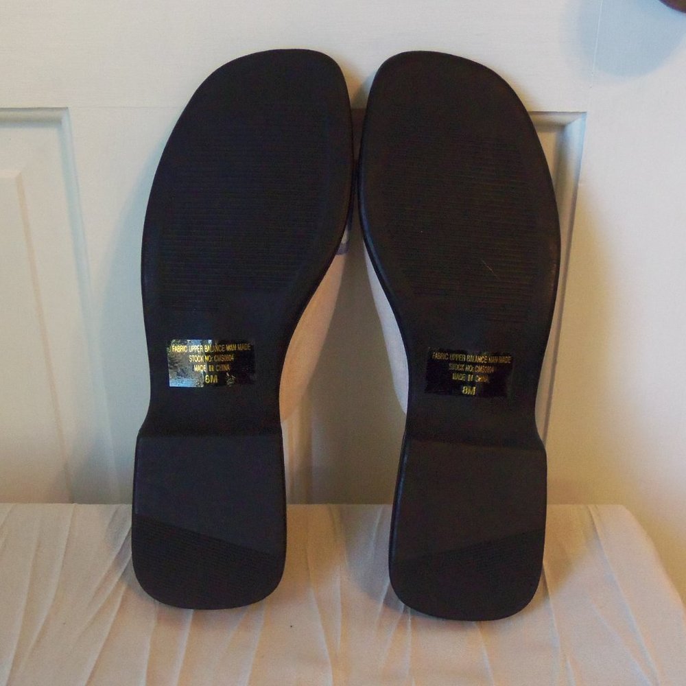 RARE DISCONTINUED Claire Murray Embroidered Sailboat Sandals New sz 8 - Picture 9 of 10